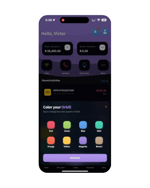 orbill personalized phone